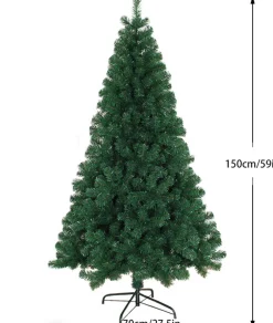 Arvona Kerstboom - Kunstboom - Christmas Tree - Lichtboom - Kerstversiering - Kerst - Verlichting - Feestdagen - 150Cm Clearance