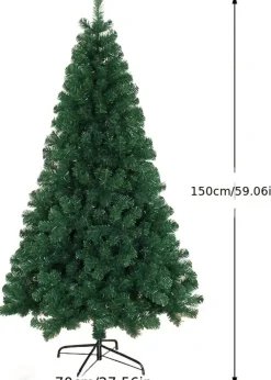 Arvona Kerstboom - Kunstboom - Christmas Tree - Lichtboom - Kerstversiering - Kerst - Verlichting - Feestdagen - 150Cm Cheap