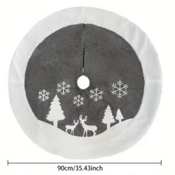 Arvona Kerstboomkleed - Kerstboom Kleed - Kerstboommat - Mat - Rok - Christmas Tree - Kerstversiering - Kerst - Feestdagen - 90Cm Flash Sale