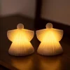 Sirius Asta Angels | 10X9,2Cm | Set Van 2 | Engel | Wax Engeltjes Op Batterij | | Verlichting | Led