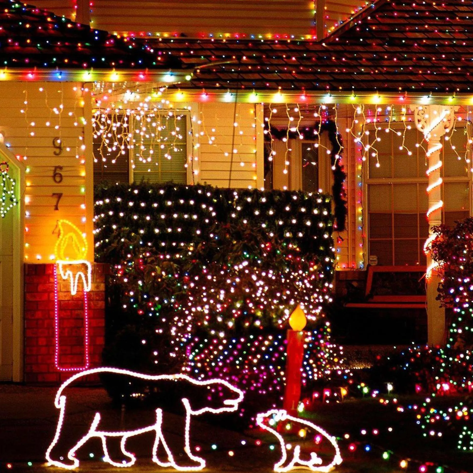 Aukey Lt-Ss3 Lichtslingers, 10 Standen 10 Meter 100Leds Kerstverlichting Waterdichte Koperdraad Met Afstandsbediening En Kleurwissel Voor Tuin, Bruiloft, Feest, Binnen, Buiten (Rgb) Online