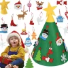 Wondersathome Baby`S Eerste Kerstboom - Vilten Kerstboom - Baby`S First Christmastree - Kinder Kerstboom Vilt - Incl Accessoires - Complete Kerstboom Voor Kinderen - Kerstdecoratie - Merry Christmas - Cheap
