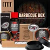 Cadeaumakers Barbecue Box Met Weber Items | Barbecue Cadeaupakket | Hamburger Pakket | Hamburger Cadeaupakket | Bbq Cadeaubox | Zomerpakket | Zomer Cadeau | Zomer Cadeau Man