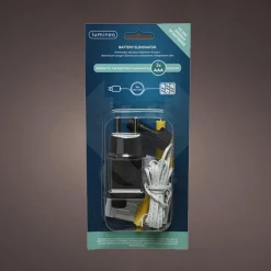 Lumineo Batterijvervanger - 3X Batteries - 3 Meter Kabel - Voor Binnen Flash Sale