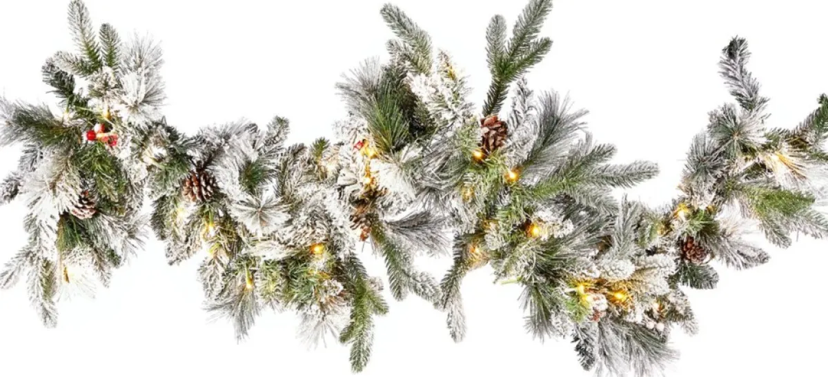 Beliani Guirlandes> Whitehorn - Guirlande - Groen - Pvc