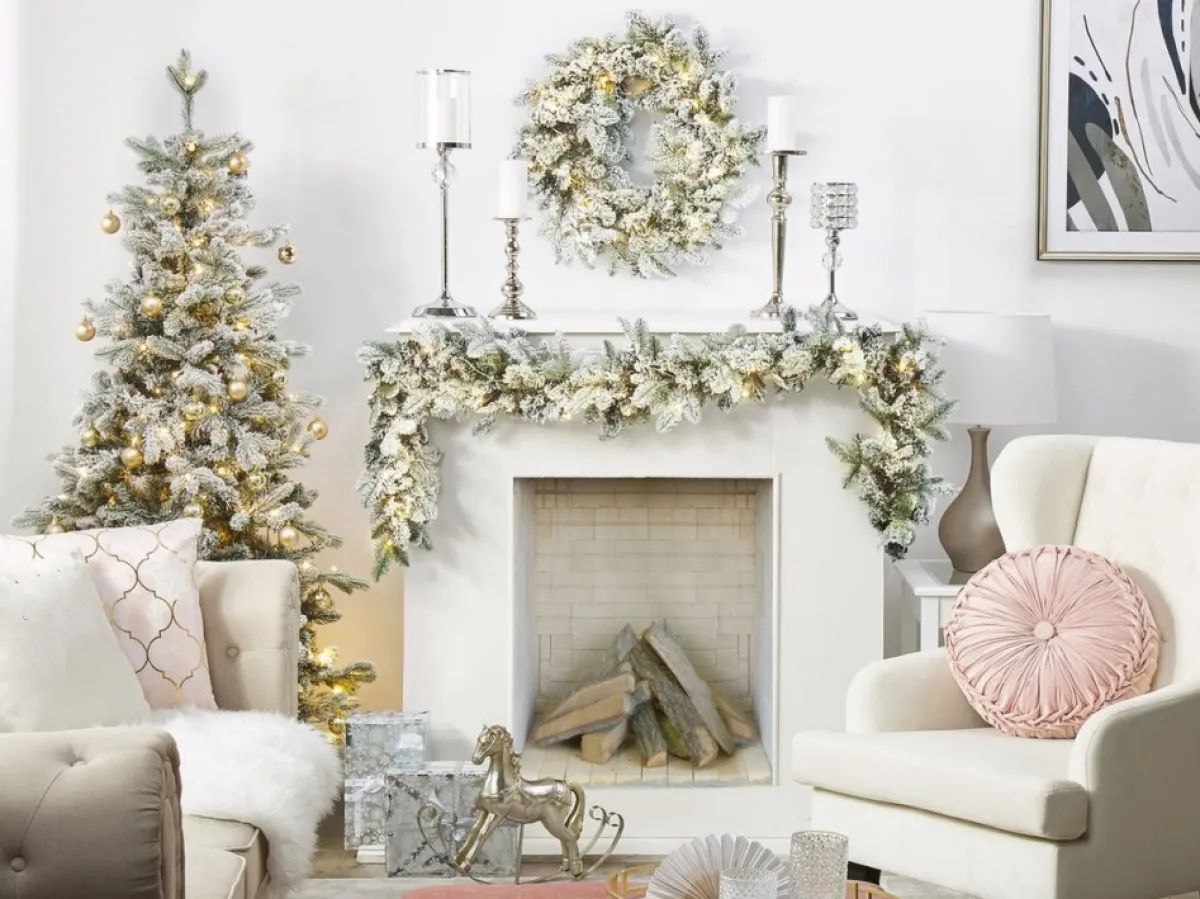 Beliani Guirlandes> Whitehorn - Guirlande - Groen - Pvc