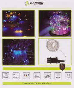 Benson Led Lichtslang - Kleur - 100 Led - 13 Meter - Ip44 Cheap