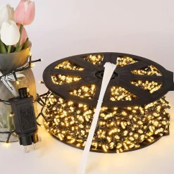 MachPower Berkatmarkt - Marchpower Lichtsnoer, 50 M, 2000 Leds, Led-Lichtsnoer, 8 Lichtmodi, Ip44, Waterdicht, Met Stekker Voor Buiten En Binnen, Lichtketting, Kerstdecoratie, Gordijn, Tuin, Feest, Bruiloft Clearance