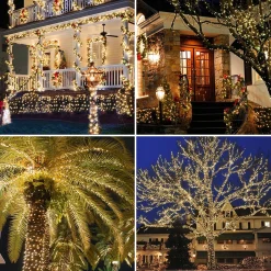 MachPower Berkatmarkt - Marchpower Lichtsnoer, 50 M, 2000 Leds, Led-Lichtsnoer, 8 Lichtmodi, Ip44, Waterdicht, Met Stekker Voor Buiten En Binnen, Lichtketting, Kerstdecoratie, Gordijn, Tuin, Feest, Bruiloft Clearance