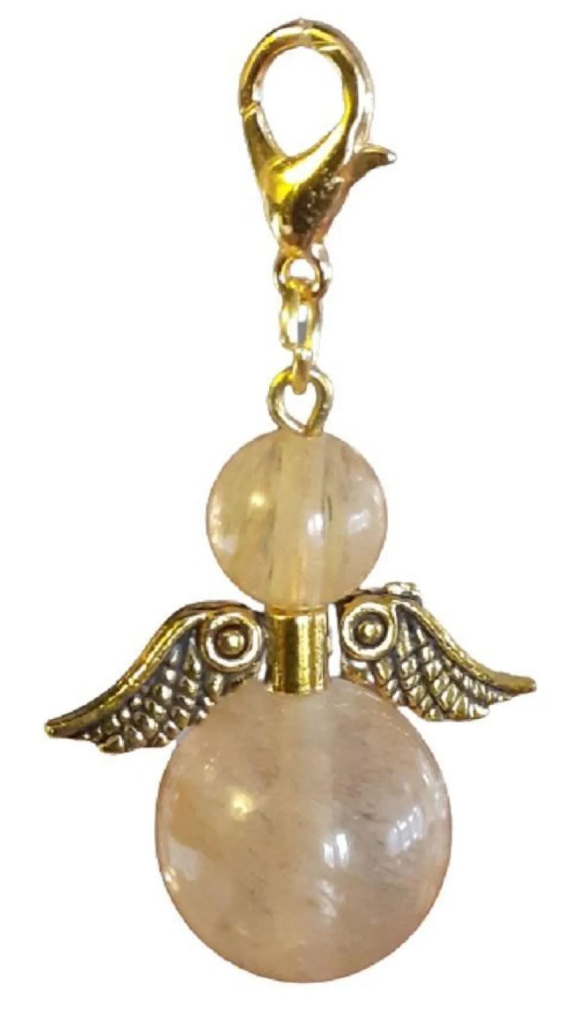 CC Kerstbeelden>Beschermengel Citrien ( Halfedelsteen ) , Chakra Engel , Geluksengel , Goldwing . ( Meerdere Varianten Beschikbaar !!! )