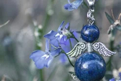 CC Kerstbeelden>Beschermengel Lapislazuli ( Halfedelsteen , Lapis Lazulli ) , Chakra Engel , Geluksengel , Silverwing . ( Meerdere Varianten Beschikbaar !!! )