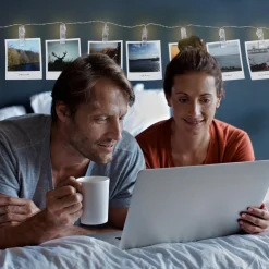 B.K.Licht - Foto Lichtsnoer - Lichtslinger - Valentijn Cadeautje - Verlichting - Fotoclips - 40 Led's - L: 5M - Op Batterijen Best Sale