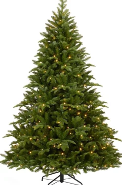 Black Box Finest Deluxe Kunstkerstboom - 140 Warmwitte Led Lampjes - H155 X O117 – Groen - Groen Clearance