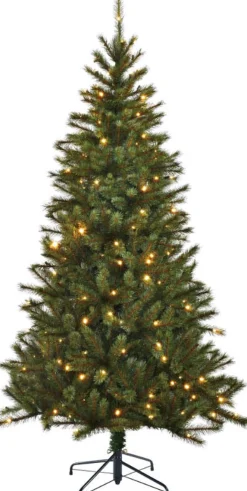 Black Box Finest Kunstkerstboom - 120 Warmwitte Led Lampjes - H155 X O86 - Groen - Groen Discount