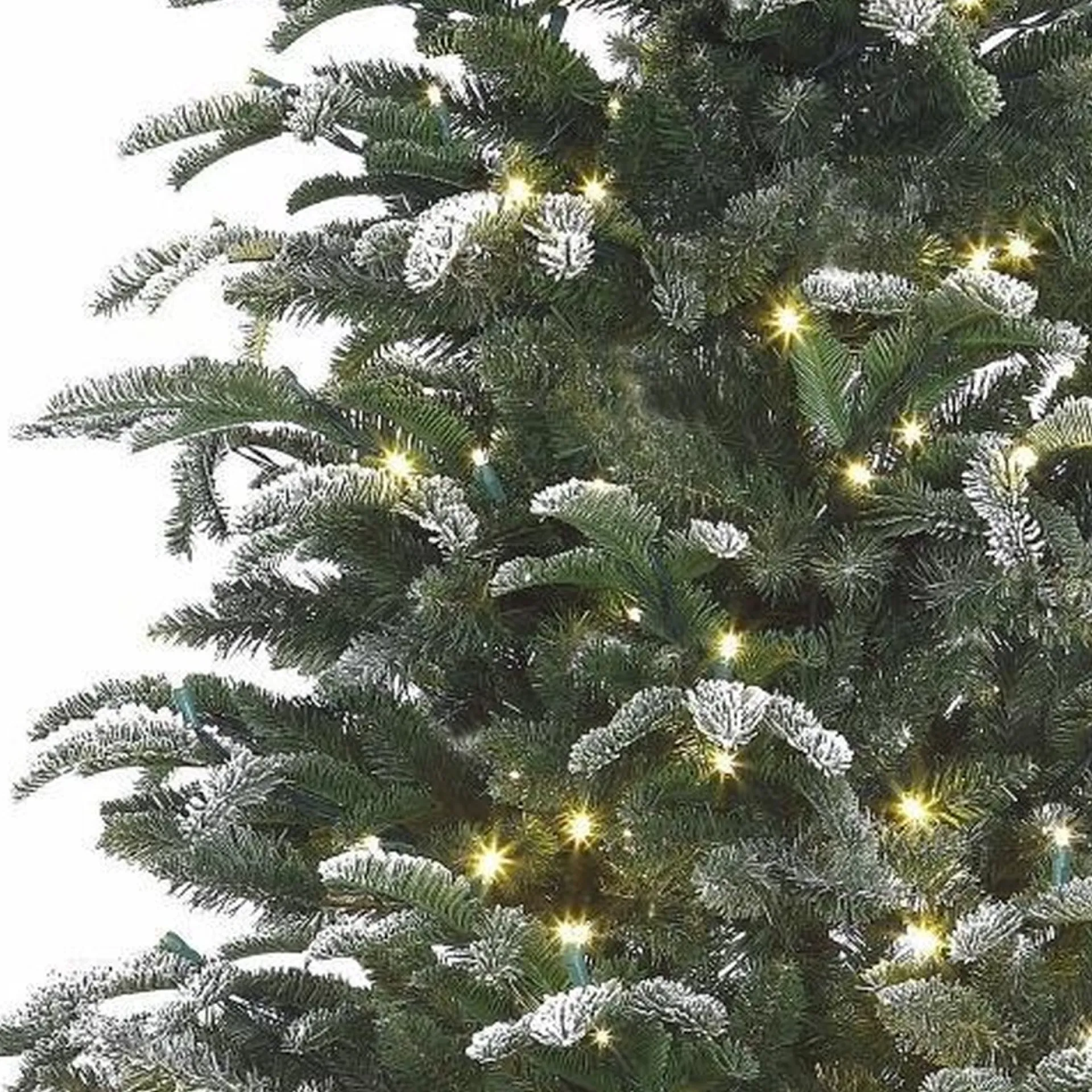 Black Box Frosted Stelton Kerstboom - Groen Incl. Led Lampjes 155 Cm Best