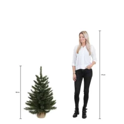 Black Box Kerststukjes> Kunstkerstboom Springfield Pine Maat In Cm: 90 X 38 Groen