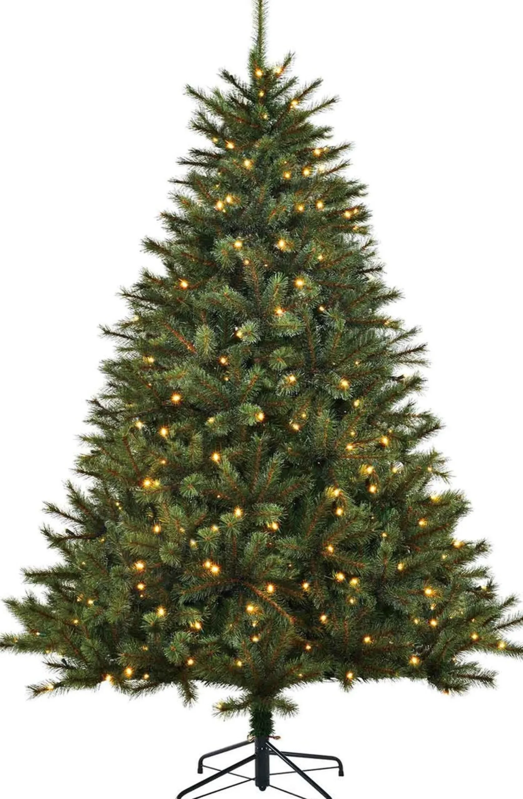 Black Box Kunstkerstboom Led Toronto Fir Maat In Cm: 230 X 155 Groen 320 Lampjes Met Warmwit Led - Groen Hot