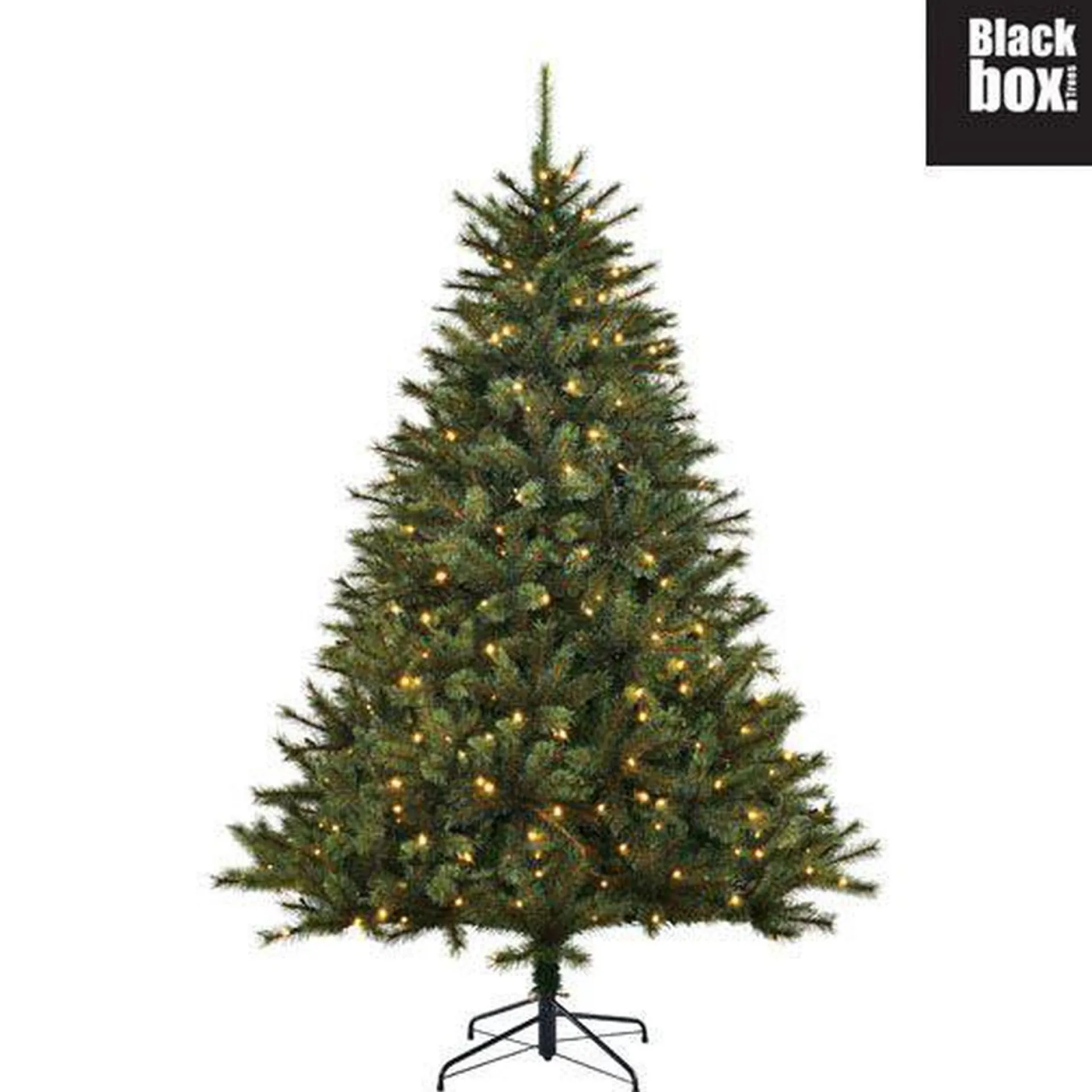 Black Box Kunstkerstboom Led Toronto Fir Maat In Cm: 230 X 155 Groen 320 Lampjes Met Warmwit Led - Groen Hot