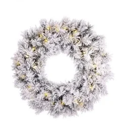 Black Box Kerstkransen> Trees - Dinsmore Krans Led B-O Groen - D45Cm