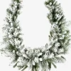 Black Box Guirlandes> Trees - Dinsmore Swag-Guirlanda Groen Frosted - L180Xd25Cm