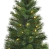 Black Box Trees - Lawson Kerstboom Met Burlap Led Werkt Op Batterijen Groen 40L Tips 102 - H90Xd48Cm - Kerstbomen Shop
