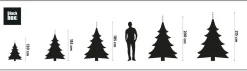 Black Box Trees - Lawson Kerstboom Met Burlap Led Werkt Op Batterijen Groen 40L Tips 102 - H90Xd48Cm - Kerstbomen Shop