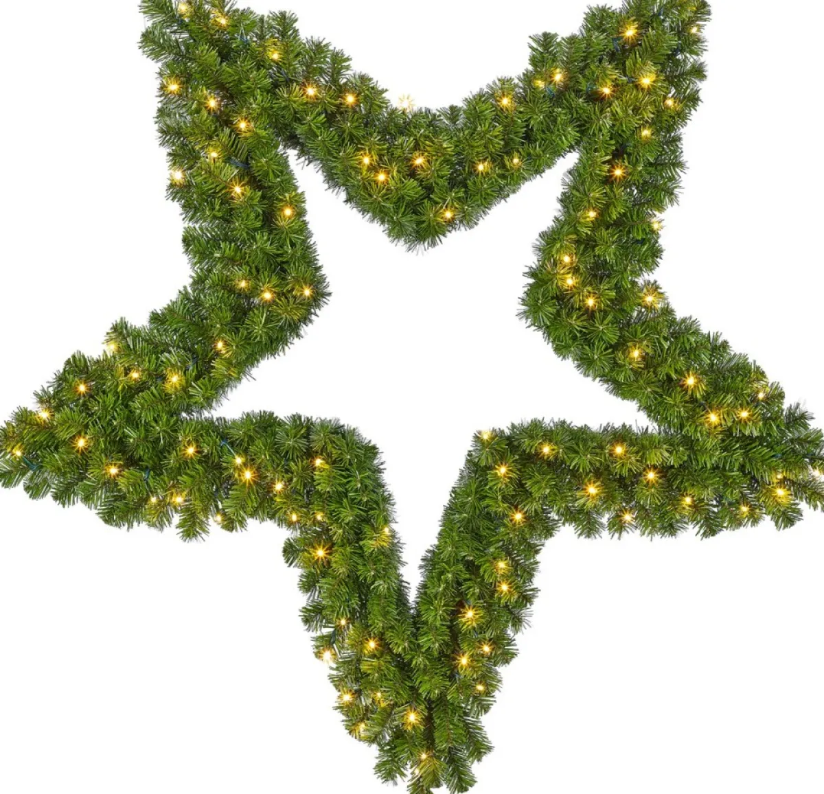 Black Box Kerstkransen> Trees - Ster Led Groen 72L Tips 280 - D91Cm - Kerstbomen (Europese Stekker )