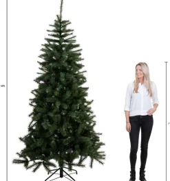 Black Box Trees - Tamarack Kerstboom Groen Tips 6113 - H260Xd150Cm- Kerstbomen Cheap
