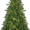 Black Box Trees Brampton Kunstkerstboom Slim Met Led Verlichting - H155 X O102 Cm - Groen New