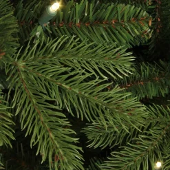 Black Box Trees Brampton Kunstkerstboom Slim Met Led Verlichting - H155 X O102 Cm - Groen New