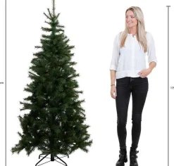 Black Box Trees Brampton Kunstkerstboom Met Led Verlichting - H185 X O127 Cm - Groen Best Sale