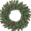 Black Box Kerstkransen> Trees Creston Kerstkrans Met Decoratie - O45 Cm - Frosted Green