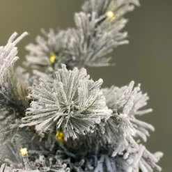 Xmasdeco Black Box Trees Dinsmore Kunstkerstboom In Jute Met Led Verlichting - H45 Cm - Frosted Green Best Sale