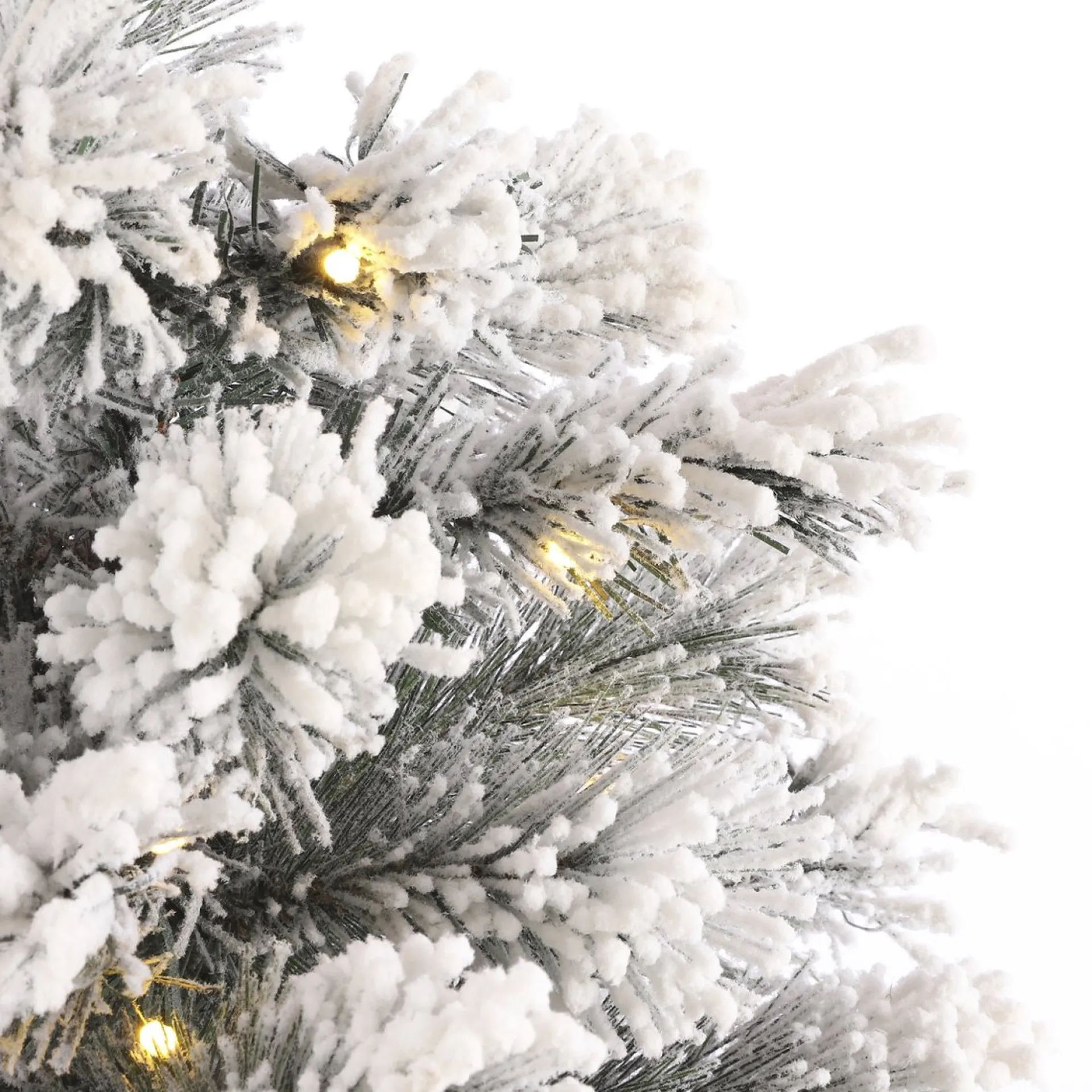 Black Box Trees Dinsmore Kunstkerstboom In Jute Met Led Verlichting - H60 X O50 Cm - Frosted Green Hot