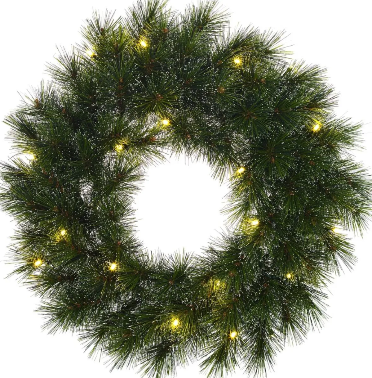 Black Box Kerstkransen> Trees Glendon Kerstkrans Met Led Verlichting - O60 Cm - Groen