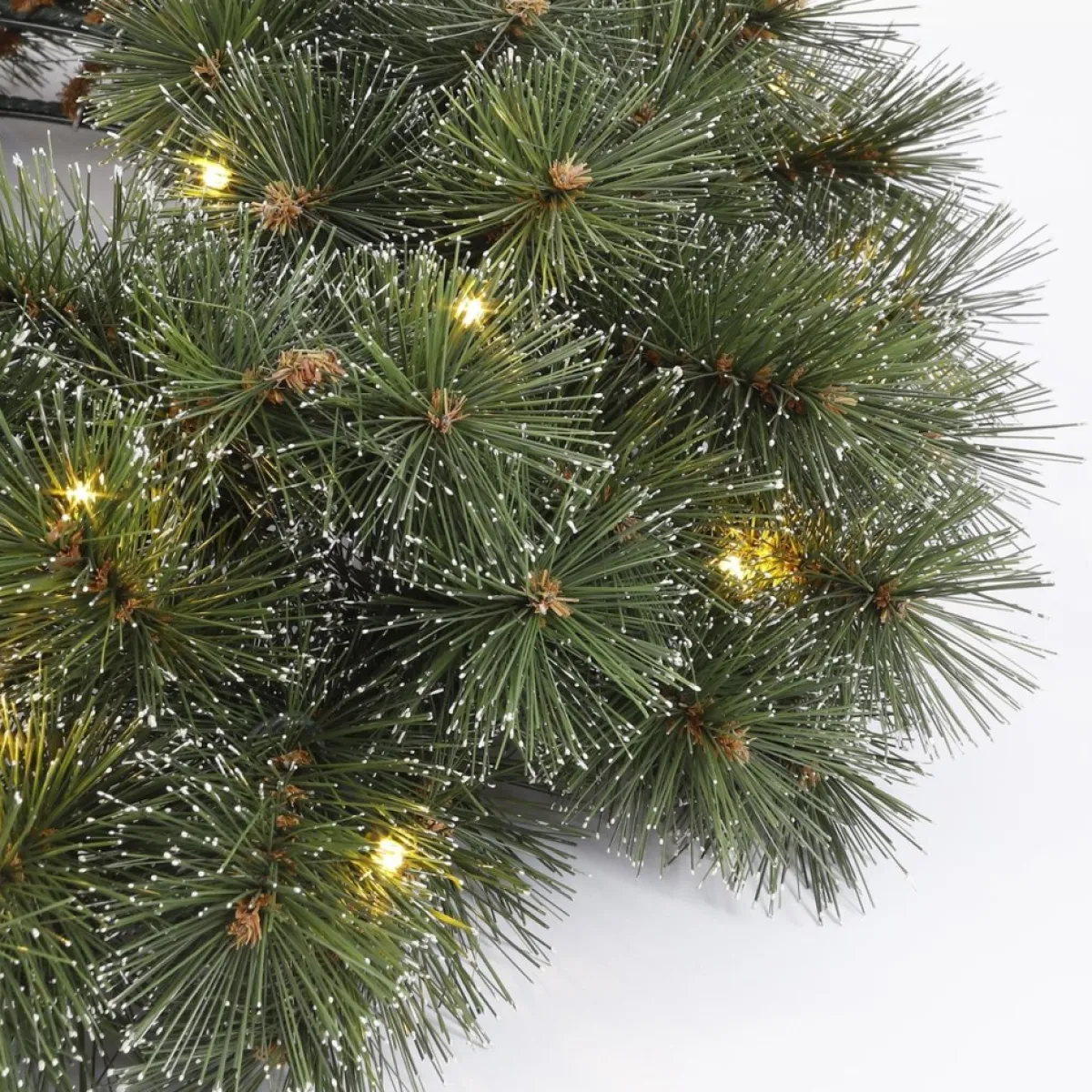 Black Box Kerstkransen> Trees Glendon Kerstkrans Met Led Verlichting - O60 Cm - Groen