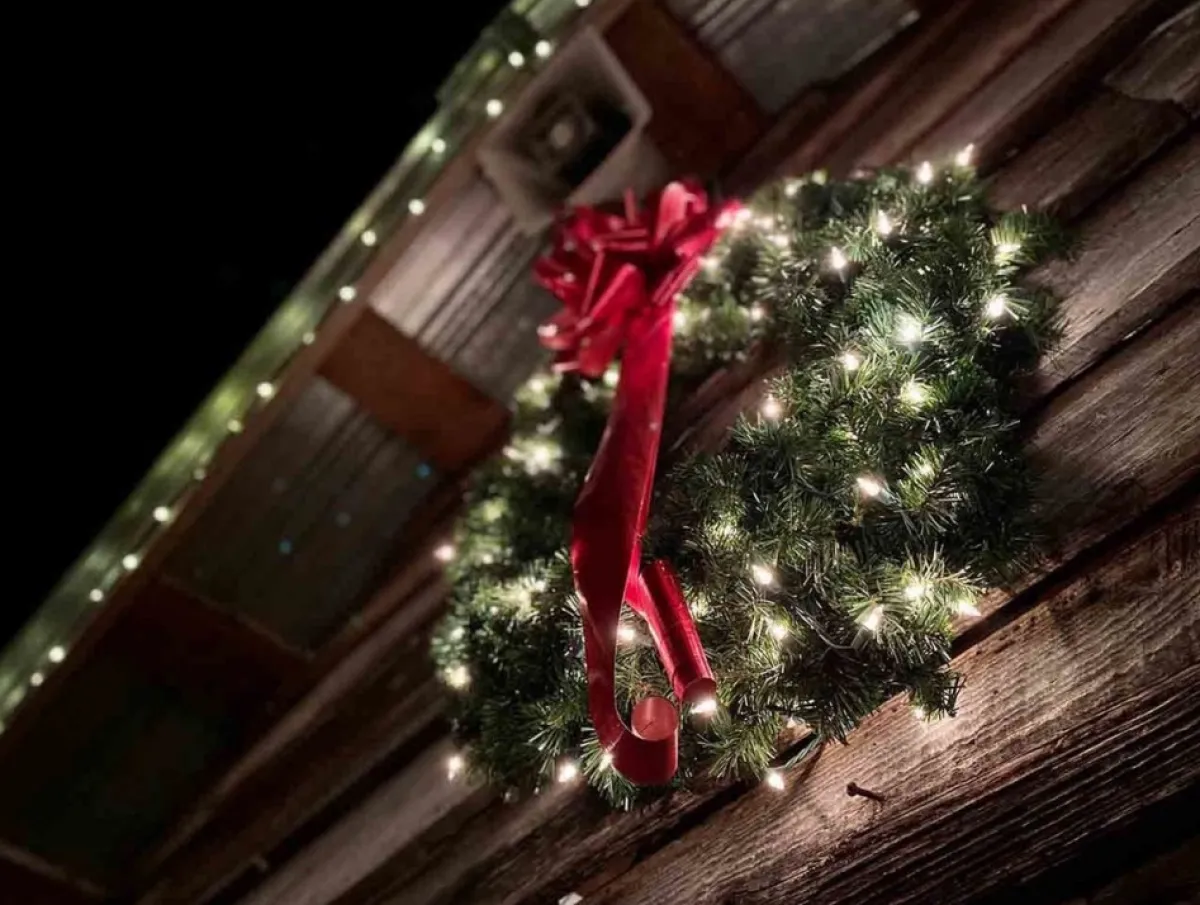 Black Box Kerstkransen> Trees Glendon Kerstkrans Met Led Verlichting - O60 Cm - Groen