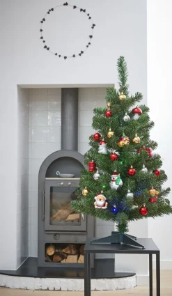 Black Box Trees Joy Kunstkerstboom Met 26 Ornamenten En Led Verlichting - H90 Cm - Groen Hot