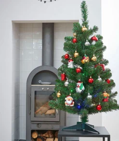 Black Box Trees Joy Kunstkerstboom Met 26 Ornamenten En Led Verlichting - H90 X O50 Cm - Groen Best Sale