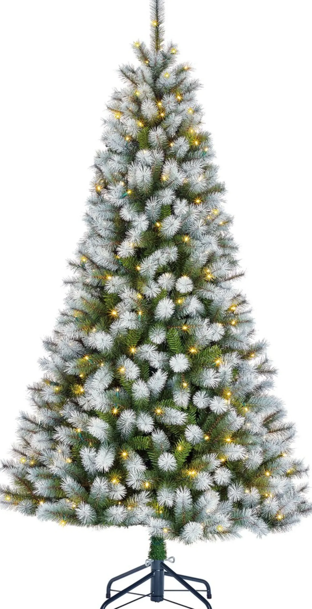 Black Box Trees Kingston Kerstboom Led Frosted Groen - Kunstgroen - 215X117 Cm Clearance