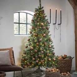 Black Box Trees Kingston Kunstkerstboom Met Led Verlichting - H155 X O86 Cm - Groen Discount