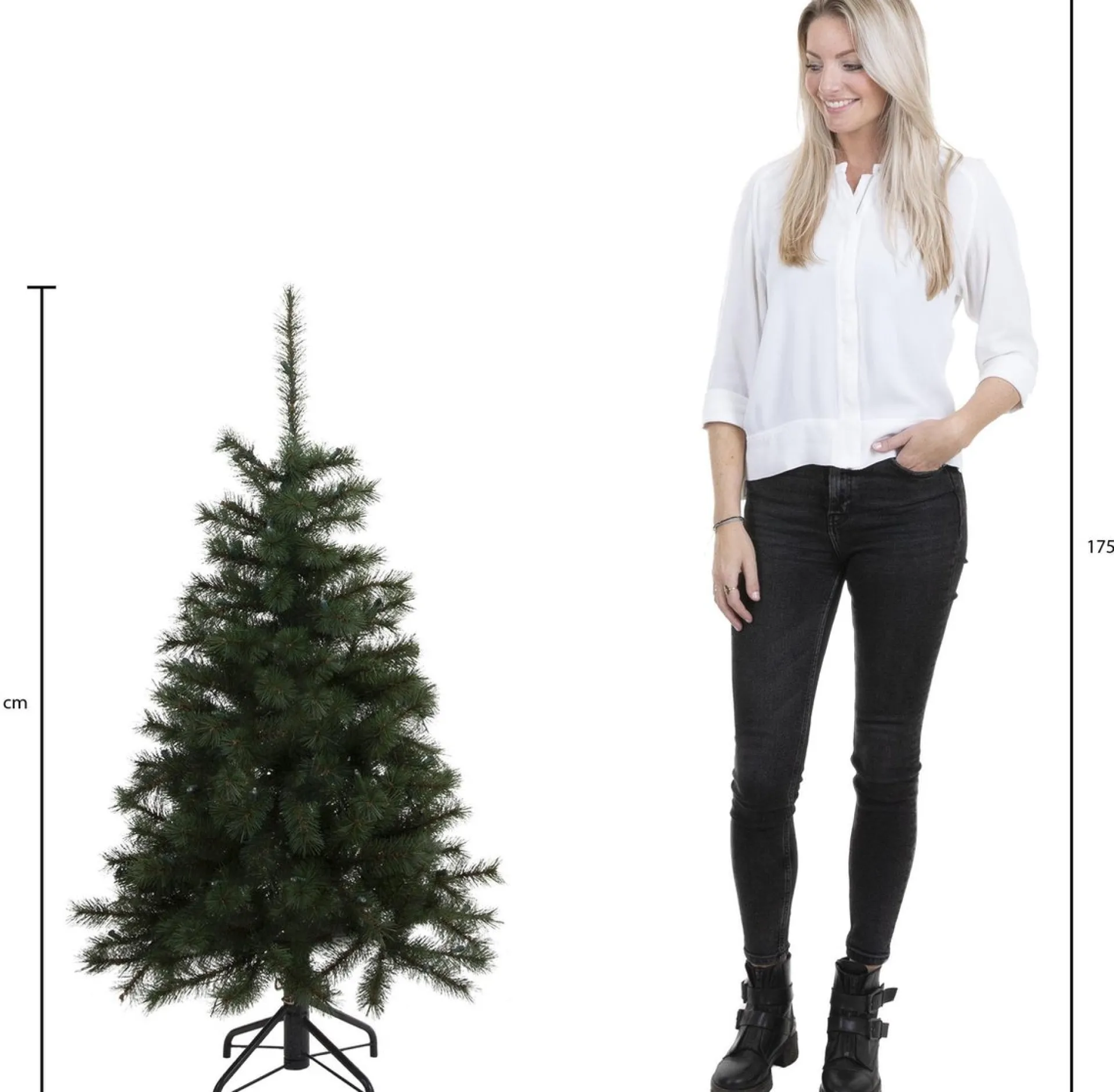 Black Box Trees Kingston Kunstkerstboom - H120 Cm - Frosted Green Cheap