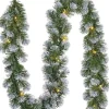 Black Box Guirlandes> Trees Norton Guirlande Met Led Verlichting - L180 Cm - Frosted Green