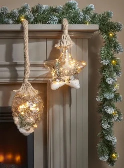 Black Box Guirlandes> Trees Norton Guirlande Met Led Verlichting - L180 Cm - Frosted Green