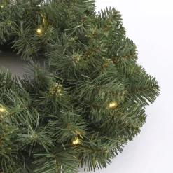 Black Box Kerstkransen> Trees Norton Kerstkrans Met Led Verlichting - O60 Cm - Groen