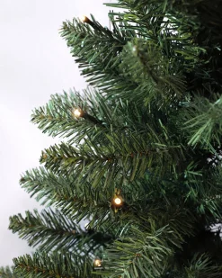 Black Box Trees Riverton Kunstkerstboom In Pot Met Led Verlichting - H90 X O58 Cm - Groen Cheap