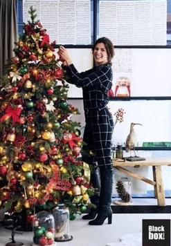 Black Box Trees Toronto Kunstkerstboom Met Led Verlichting - H185 Cm - Groen Fashion