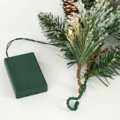 Black Box Guirlandes> Trees Vandans Guirlande Met Led Verlichting - L180 Cm - Groen Frosted