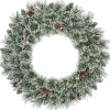 Black Box Kerstkransen> Trees Vandans Kerstkrans - O60 Cm - Groen Frosted