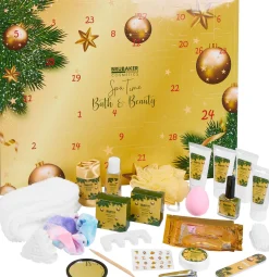 Brubaker Cosmetics Beauty Advent Kalender 2023 - De Xxl Wellness Kerstkalender Voor Vrouwen En Meisjes - 24 X Lichaamsverzorging Producten & Spa Accessoires - Goud Online